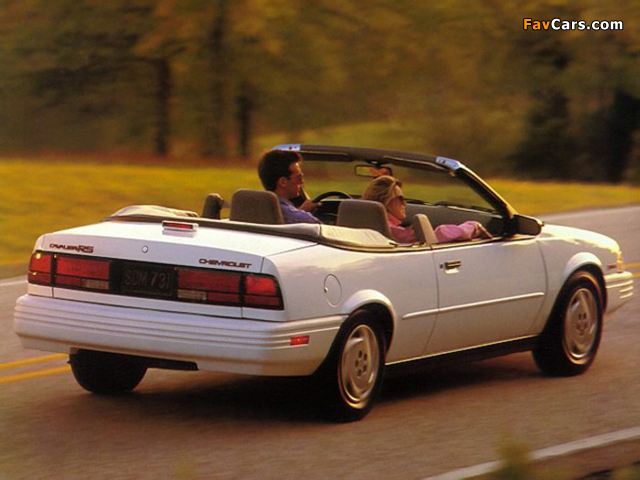 Images of Chevrolet Cavalier RS Convertible 1991–94 (640 x 480)