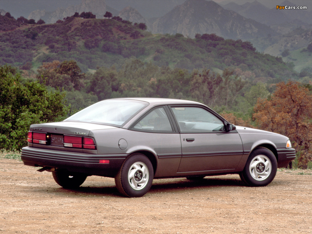 Chevrolet Cavalier Coupe 1991–94 wallpapers (1024 x 768)
