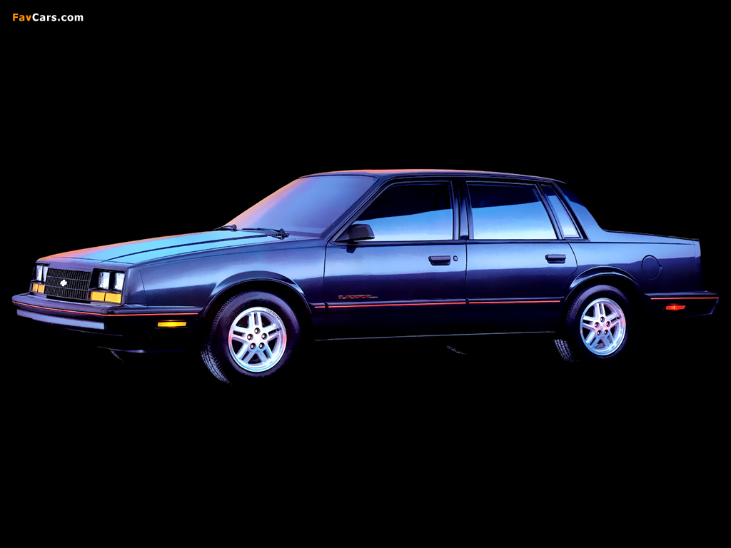 Chevrolet Celebrity Eurosport Sedan (W19) 1985 images (1024 x 768)
