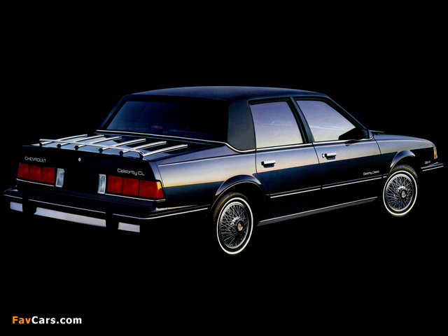 Images of Chevrolet Celebrity Classic 1986–89 (640 x 480)