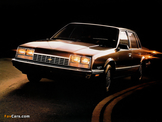 Pictures of Chevrolet Celebrity Sedan (W19) 1982–85 (640 x 480)