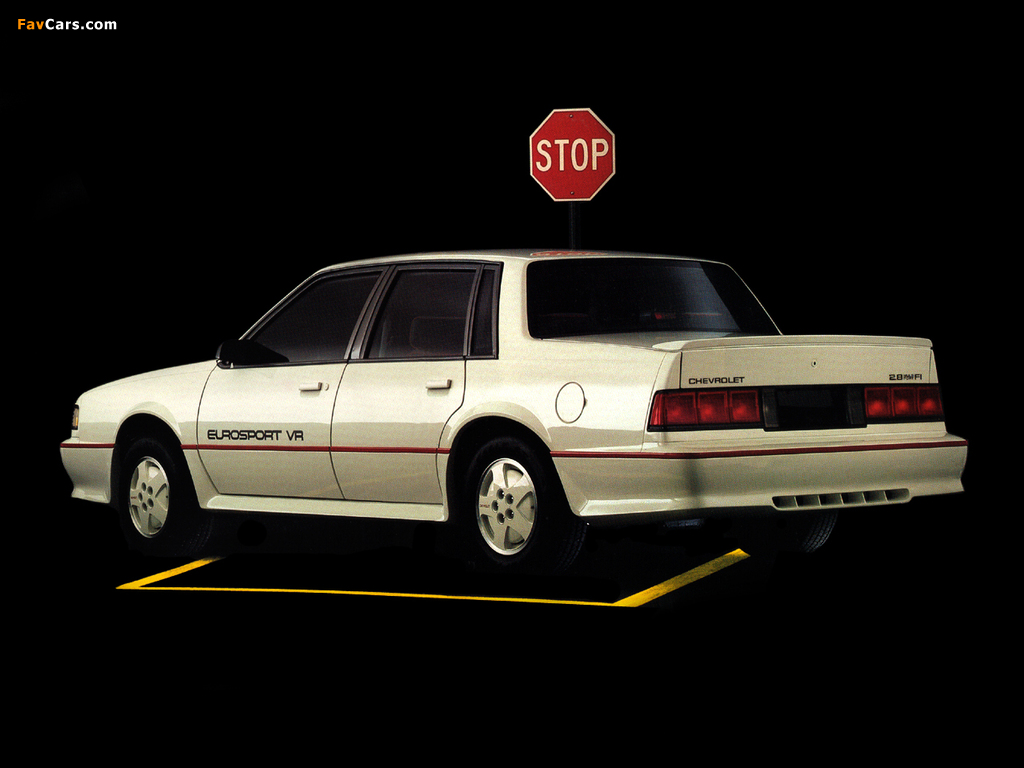 Pictures of Chevrolet Celebrity Eurosport VR Sedan 1987–88 (1024 x 768)