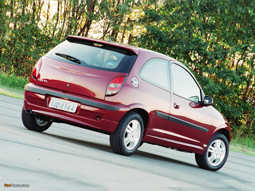 Chevrolet Celta 3-door 2000–06 wallpapers (1024 x 768)