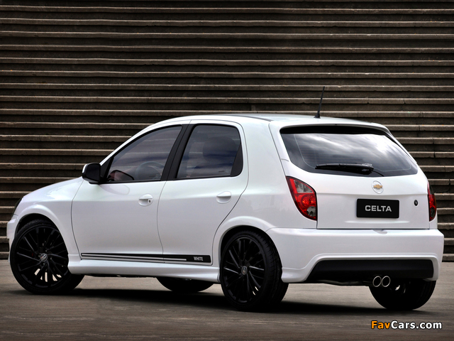 Chevrolet Celta White Concept 2010 wallpapers (640 x 480)