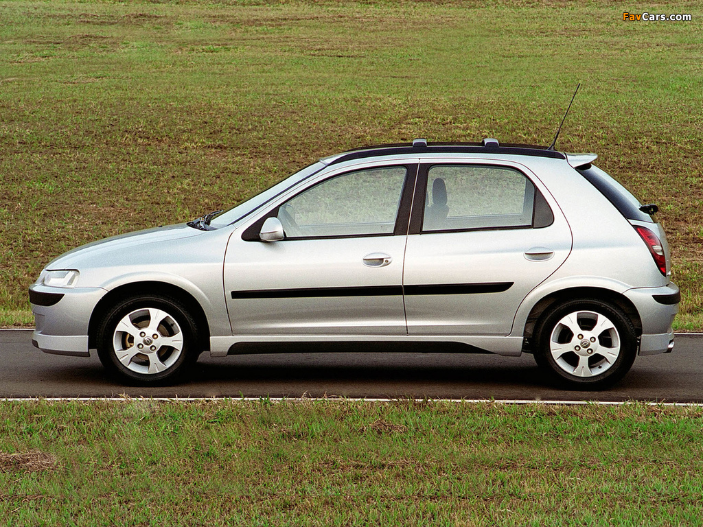 Chevrolet Celta Super 5-door 2003–06 wallpapers (1024 x 768)