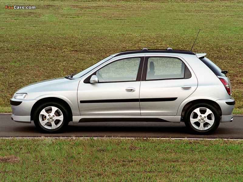 Chevrolet Celta Super 5-door 2003–06 wallpapers (800 x 600)