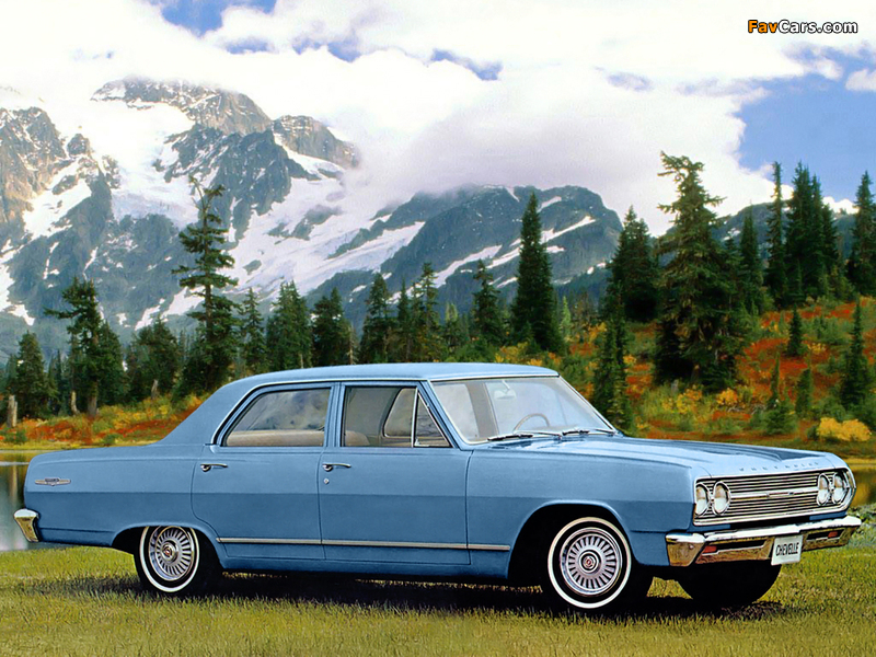 Chevrolet Chevelle 300 Deluxe 4-door Sedan 1965 images (800 x 600)