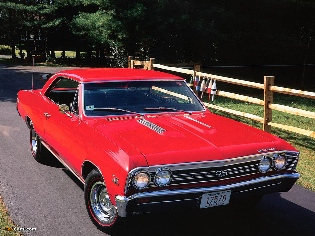 Chevrolet Chevelle SS 396 Hardtop Coupe 1967 pictures (1024 x 768)