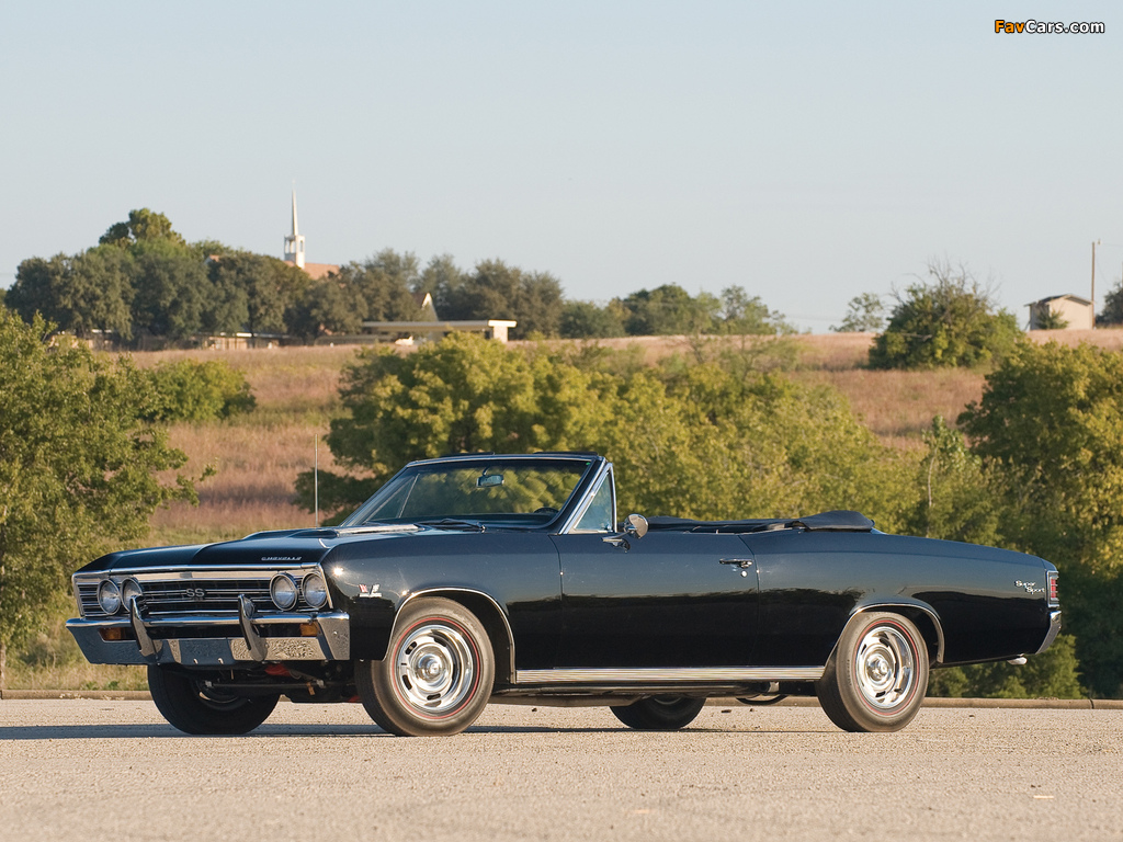 Chevrolet Chevelle SS 396 Convertible 1967 wallpapers (1024 x 768)