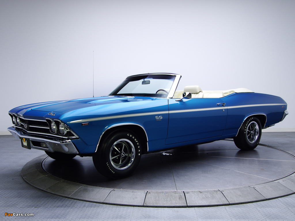 Chevrolet Chevelle SS 396 L35 Convertible 1969 pictures (1024 x 768)