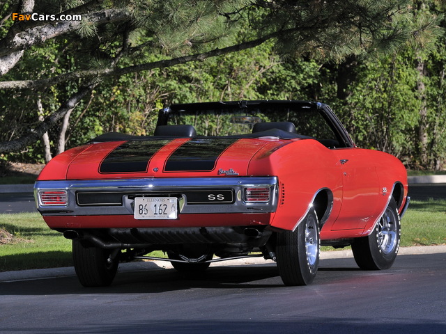 Chevrolet Chevelle SS 454 LS5 Convertible 1970 wallpapers (640 x 480)