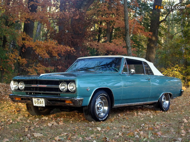 Images of Chevrolet Chevelle Malibu Convertible 1965 (640 x 480)