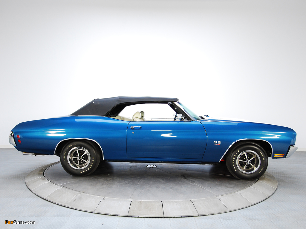 Photos of Chevrolet Chevelle SS 454 LS5 Convertible 1970 (1024 x 768)