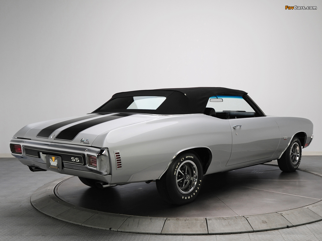 Photos of Chevrolet Chevelle SS 454 LS5 Convertible 1970 (1024 x 768)