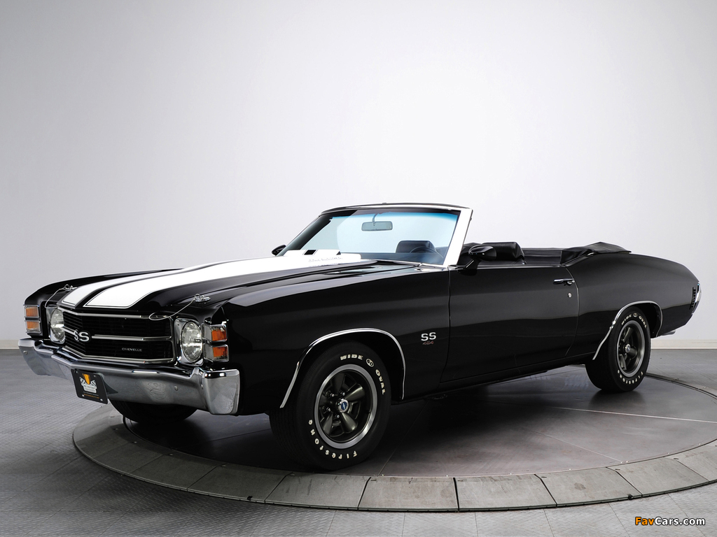 Photos of Chevrolet Chevelle SS 454 LS5 Convertible 1971 (1024 x 768)