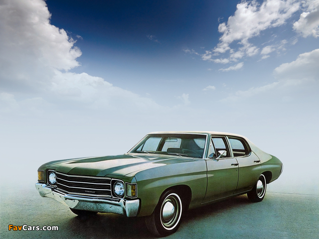 Photos of Chevrolet Chevelle Sedan (1C69) 1972 (640 x 480)