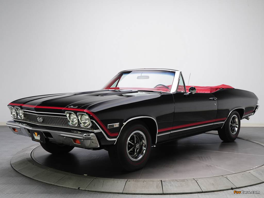 Pictures of Chevrolet Chevelle SS 396 L78 Convertible 1968 (1024 x 768)