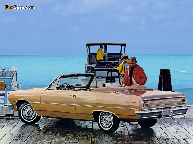 Chevrolet Chevelle Malibu Convertible 1965 wallpapers (640 x 480)