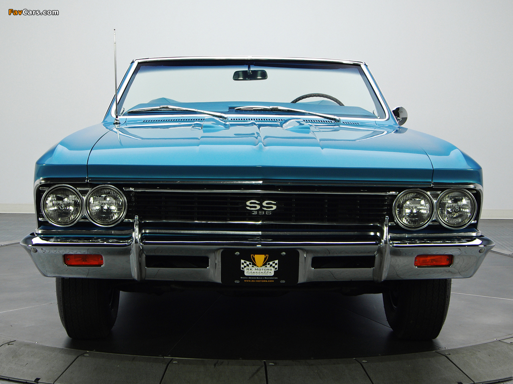 Chevrolet Chevelle SS 396 Convertible 1966 wallpapers (1024 x 768)