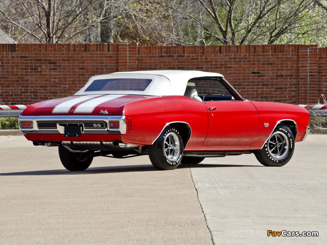 Chevrolet Chevelle SS 454 LS6 Convertible 1970 wallpapers (640 x 480)