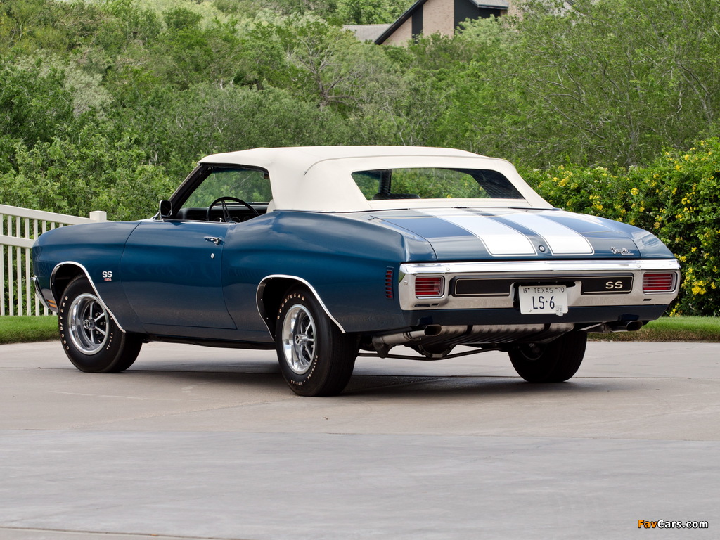 Chevrolet Chevelle SS 454 LS6 Convertible 1970 wallpapers (1024 x 768)