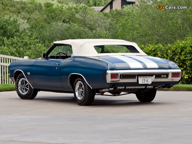 Chevrolet Chevelle SS 454 LS6 Convertible 1970 wallpapers (640 x 480)