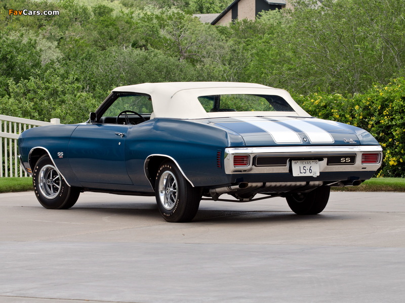 Chevrolet Chevelle SS 454 LS6 Convertible 1970 wallpapers (800 x 600)