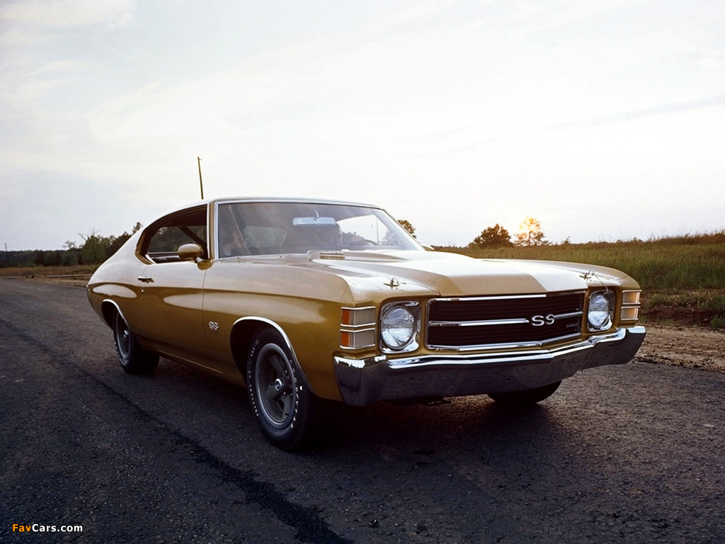 Chevrolet Chevelle SS 454 Hardtop Coupe (3637) 1971 wallpapers (1024 x 768)