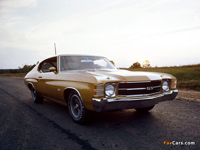 Chevrolet Chevelle SS 454 Hardtop Coupe (3637) 1971 wallpapers (640 x 480)