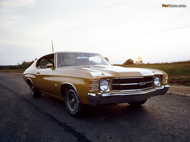 Chevrolet Chevelle SS 454 Hardtop Coupe (3637) 1971 wallpapers (800 x 600)