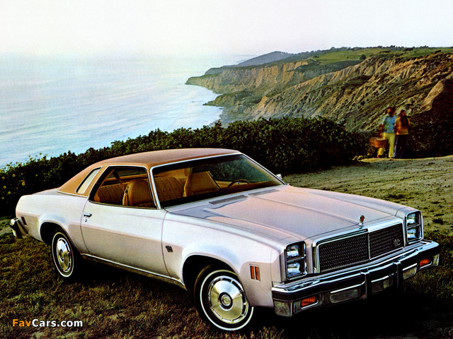Chevrolet Chevelle Malibu Classic Coupe 1976 wallpapers (640 x 480)