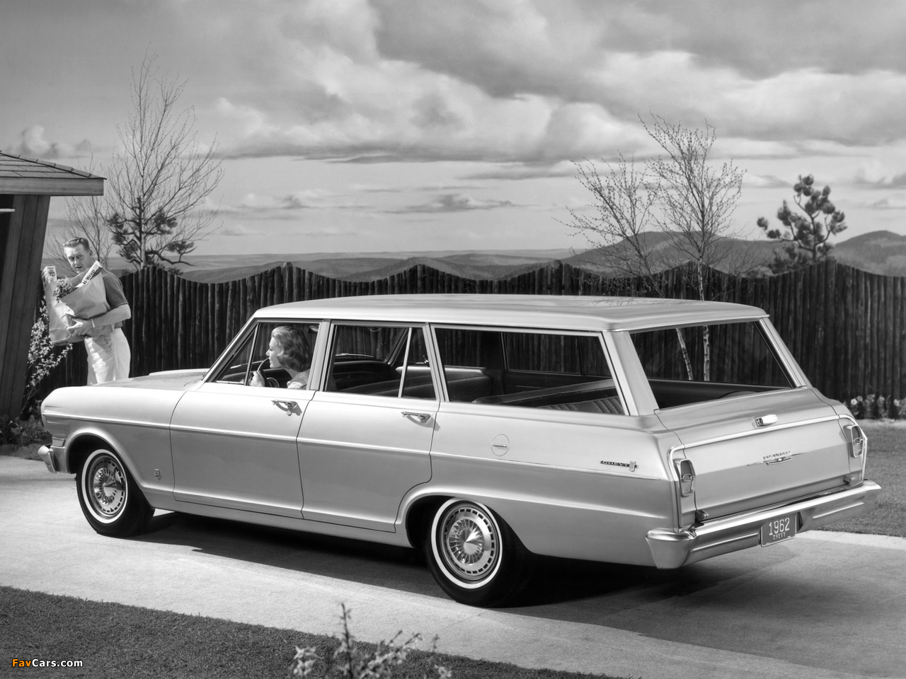 Chevrolet Chevy II 300 Station Wagon 1962 pictures (1280 x 960)