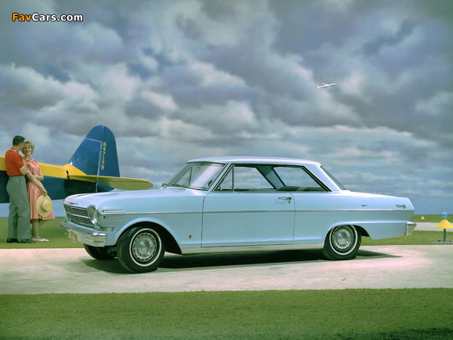 Chevrolet Chevy II Nova 400 Sport Coupe (437) 1962 wallpapers (640 x 480)