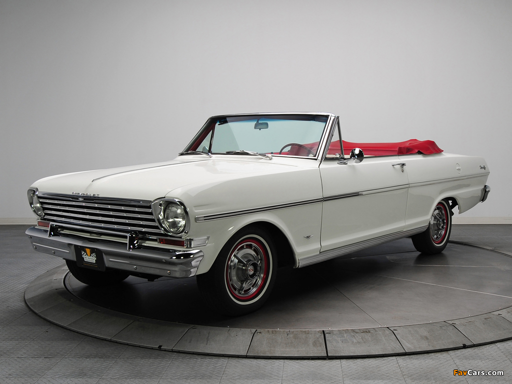 Chevrolet Chevy II Nova 400 Convertible (467) 1963 photos (1024 x 768)