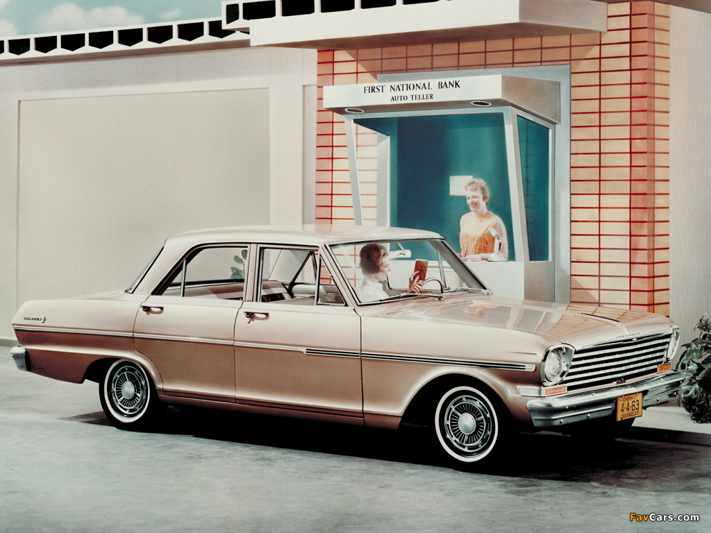 Chevrolet Chevy II Sedan 1963 pictures (1024 x 768)