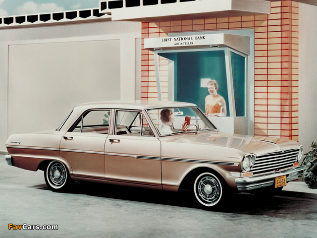 Chevrolet Chevy II Sedan 1963 pictures (640 x 480)