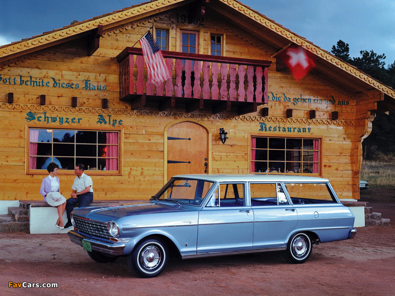 Chevrolet Chevy II Nova 400 Station Wagon (04-35) 1964 images (800 x 600)