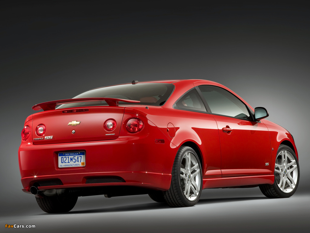 Chevrolet Cobalt SS Coupe 2008–10 wallpapers (1024 x 768)