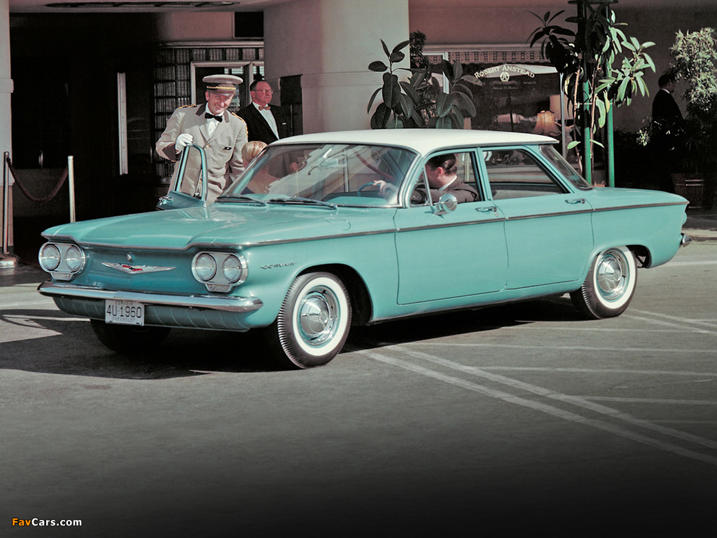 Chevrolet Corvair 700 Deluxe Sedan 1960 pictures (1024 x 768)