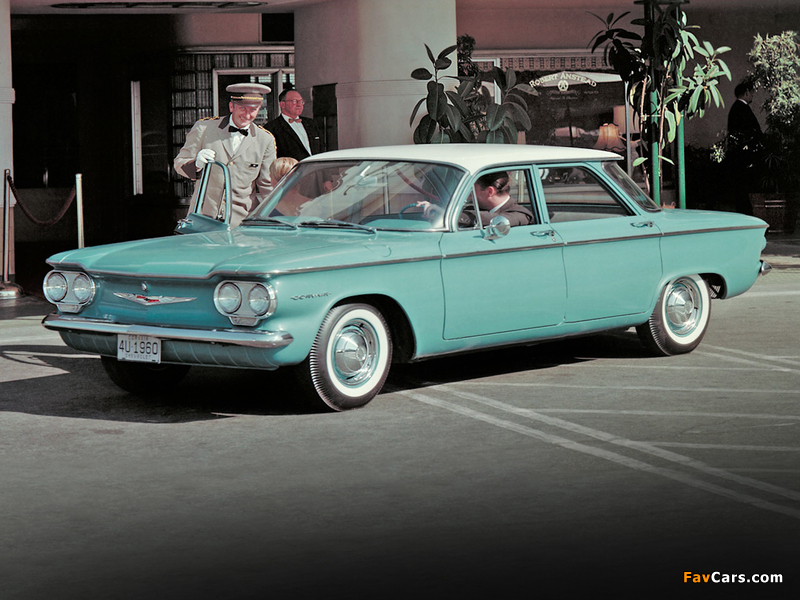 Chevrolet Corvair 700 Deluxe Sedan 1960 pictures (800 x 600)