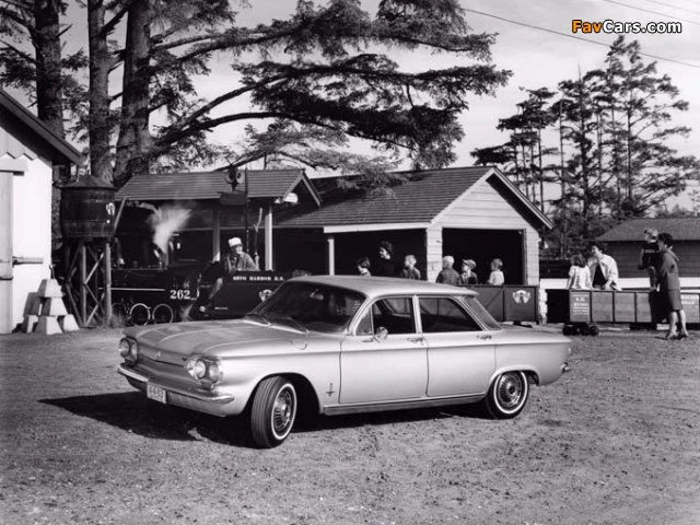 Chevrolet Corvair Monza Sedan (09-69) 1963 photos (640 x 480)