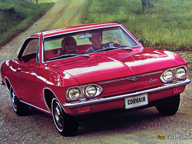 Chevrolet Corvair Monza Hardtop Coupe (10537) 1967 photos (640 x 480)