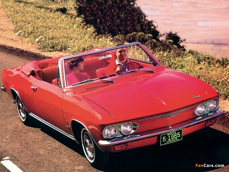 Images of Chevrolet Corvair Monza Convertible (05-67) 1965 (800 x 600)