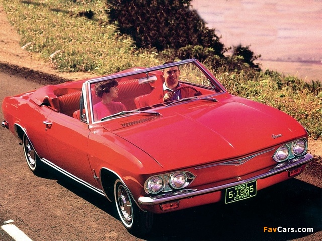 Images of Chevrolet Corvair Monza Convertible (05-67) 1965 (640 x 480)
