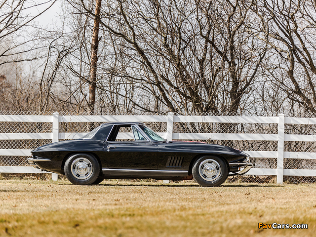 Chevrolet Corvette Sting Ray L71 Convertible (19467) 1967 wallpapers (640 x 480)