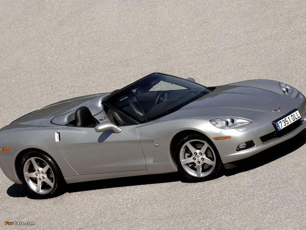 Chevrolet Corvette Convertible (C6) 2004–2013 images (1024 x 768)