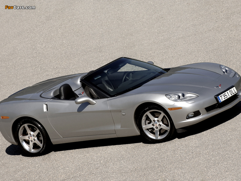 Chevrolet Corvette Convertible (C6) 2004–2013 images (800 x 600)