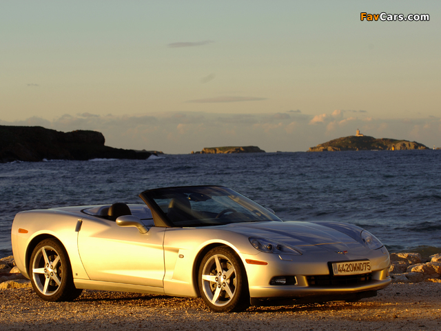 Chevrolet Corvette Convertible (C6) 2004–2013 wallpapers (640 x 480)