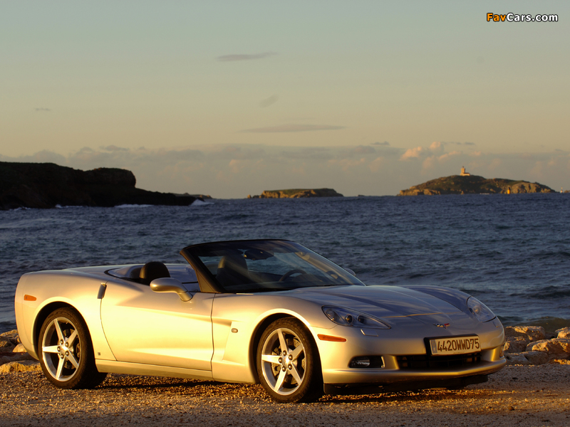 Chevrolet Corvette Convertible (C6) 2004–2013 wallpapers (800 x 600)