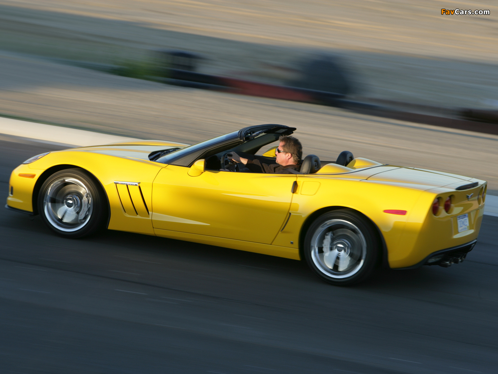 Chevrolet Corvette Grand Sport Convertible (C6) 2009–13 photos (1024 x 768)